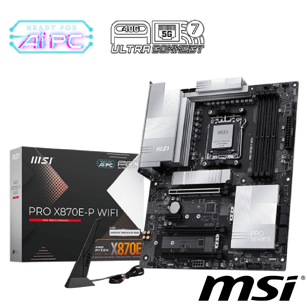 MSI 微星 PRO X870E-P WIFI 主機板