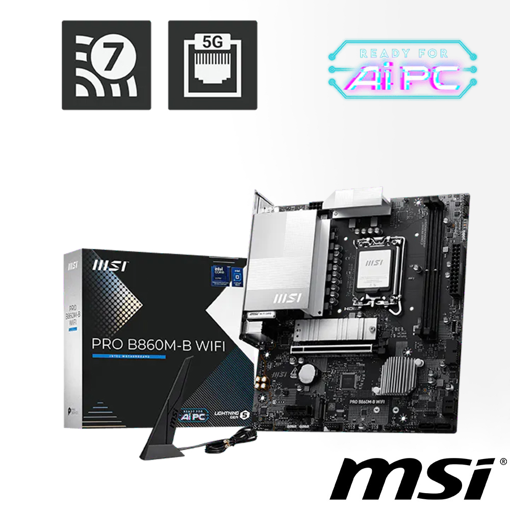 MSI 微星 PRO B860M-B WIFI 主機板