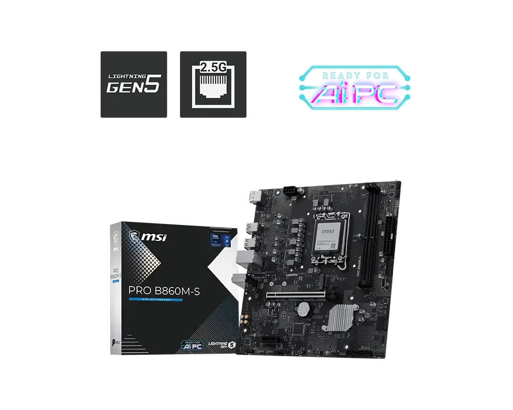 MSI 微星 PRO B860M-S 主機板