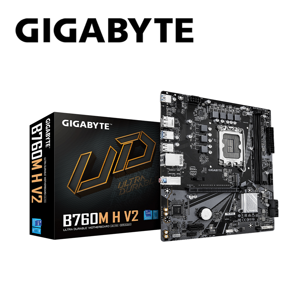 GIGABYTE 技嘉 B760M H V2 主機板+KLEVV D5 32G/5600 記憶體
