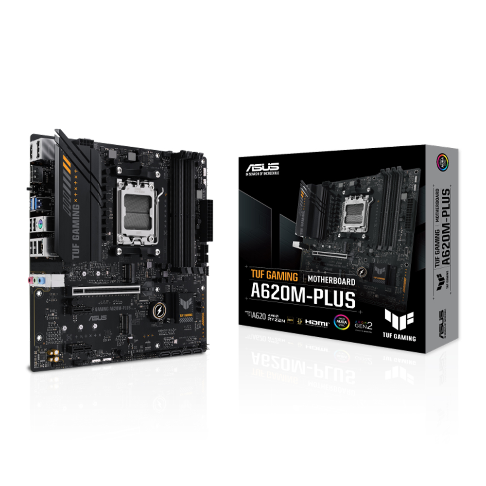ASUS 華碩TUF GAMING A620M-PLUS 主機板+AMD R5 7500F MPK 6核12緒中央