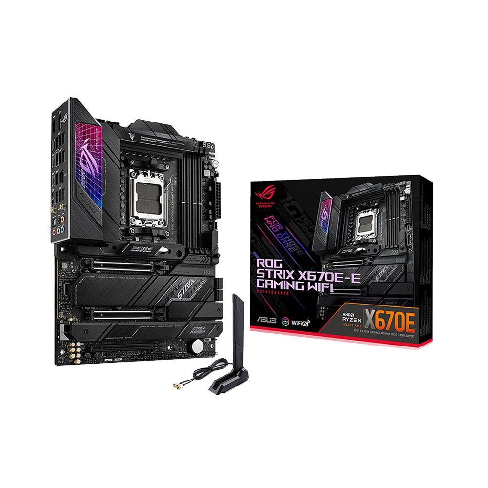 ASUS 華碩ROG STRIX X670E-E GAMING WIFI 主機板+AMD R7 9800X3D 8核16