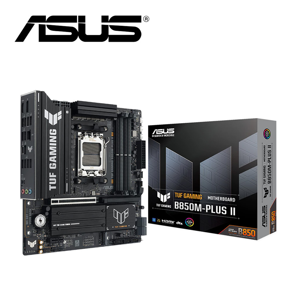 ASUS 華碩 TUF GAMING B850M-PLUS II 主機板+AMD R7 7700 MPK裸裝含風扇 8核/16緒