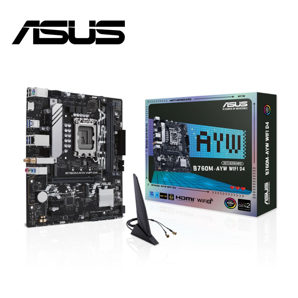 ASUS 華碩 B760M-AYW WIFI D4 主機板
