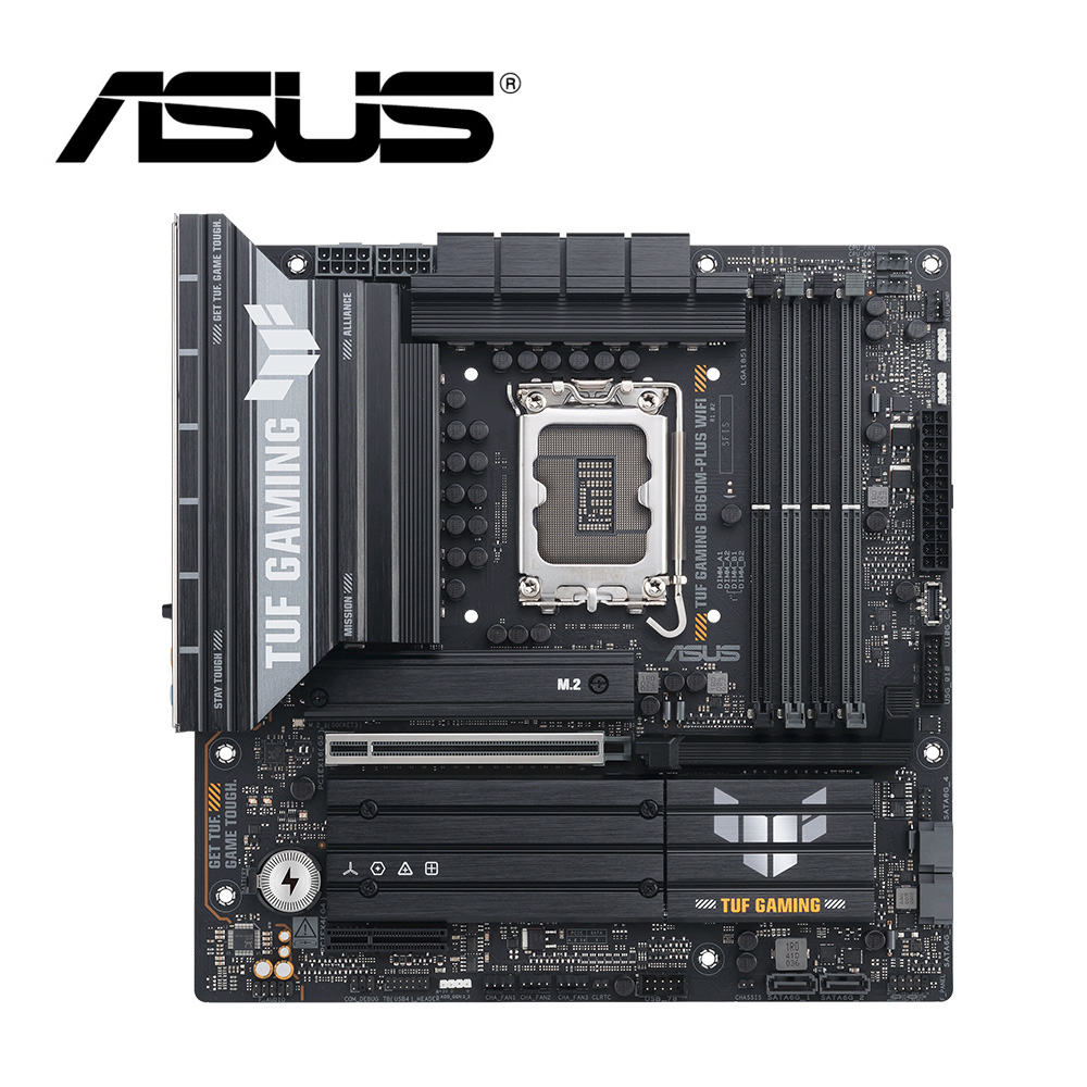ASUS ROG 華碩 TUF GAMING B860M-PLUS WIFI 主機板+華碩 AYW GAMING LC 360 ARGB LCD 黑色 水冷