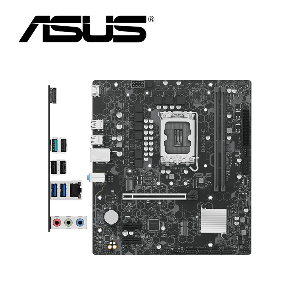 ASUS 華碩 B860M-E-CSM 主機板+華碩 AYW GAMING LC 360 ARGB LCD 黑色 水冷