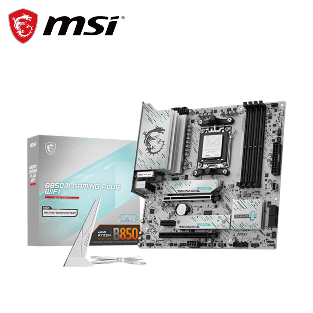 MSI 微星 B850M GAMING PLUS WIFI 主機板+AMD R7 7800X3D 8核/16緒