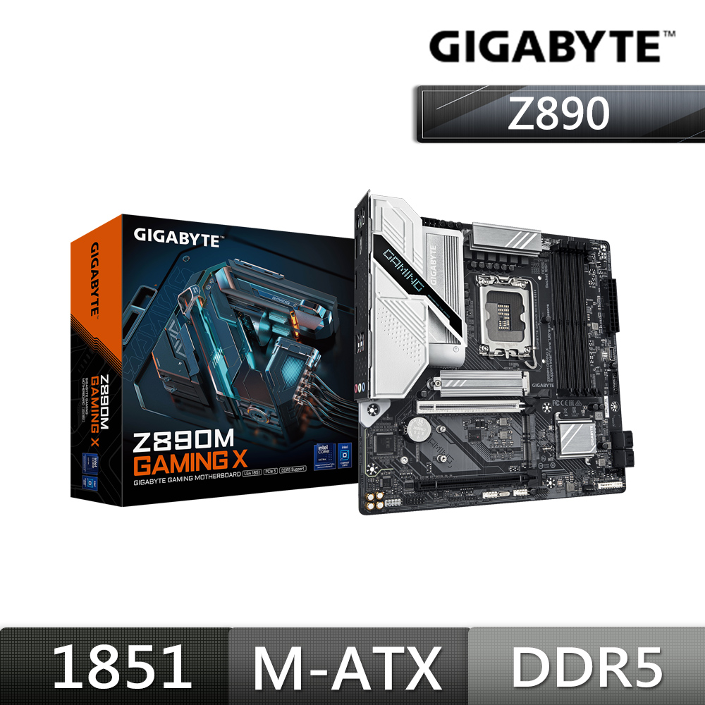 GIGABYTE 技嘉 Z890M GAMING X INTEL主機板（其他規格）