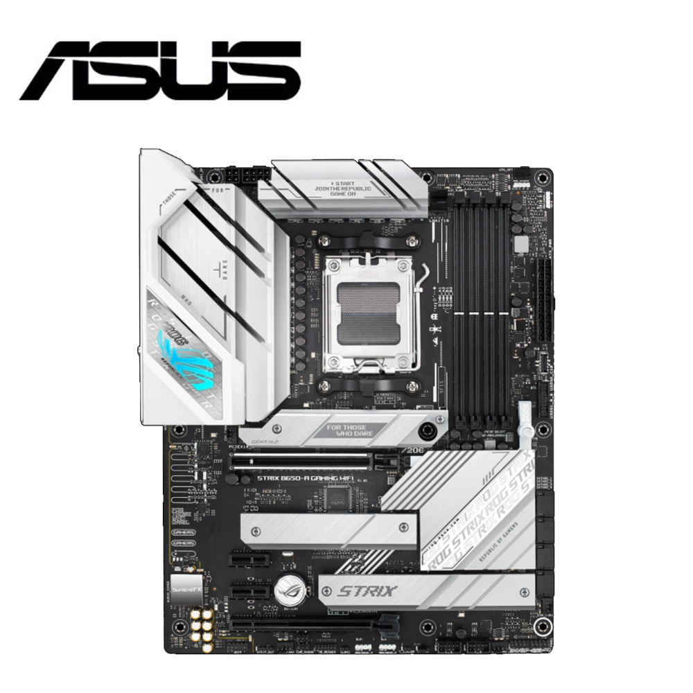 【C+M超值組】 ASUS ROG STRIX B650-A GAMING WIFI主機板 + AMD Ryzen 5-9600X 3.9GHz 處理器