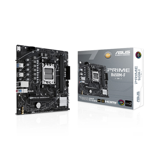 【C+M超值組】 ASUS PRIME-B650M-F-CSM 主機板 + AMD Ryzen 9-9900X 4.4GHz 12核心 中央處理器