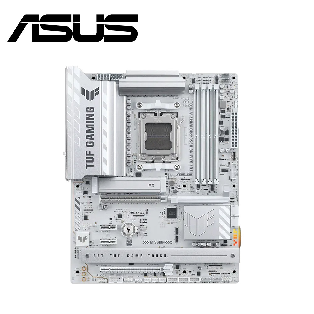 【C+M超值組】 ASUS TUF GAMING B850-PRO WIFI7 W NEO 主機板 + AMD Ryzen 7-9700X 處理器