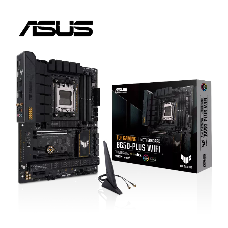【C+M超值組】 華碩 TUF-GAMING-B650-PLUS-WIFI 主機板 + AMD Ryzen 7-7800X3D 8核心 MPK 處理器