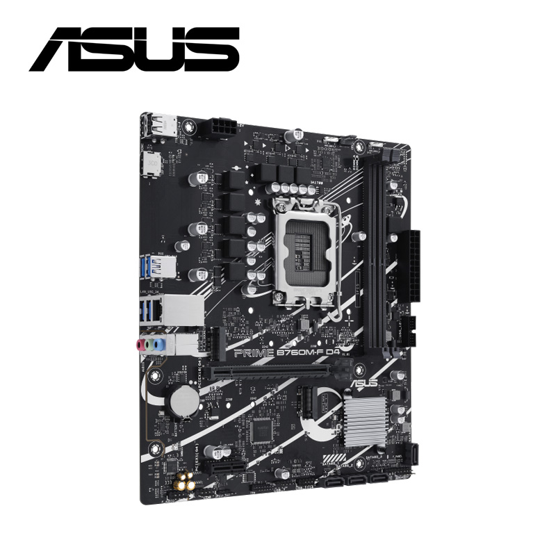 【C+M超值組】 ASUS PRIME-B760M-F-D4-CSM 主機板 + Intel Core i5-12400F 處理器