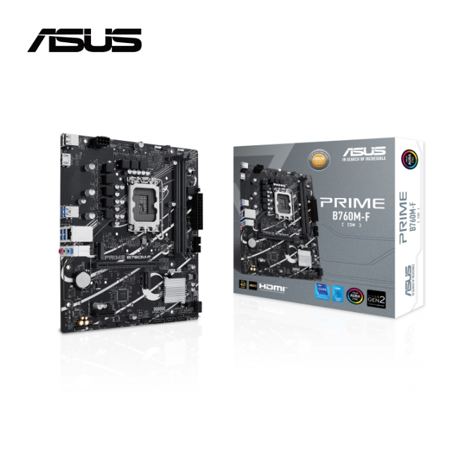 【C+M超值組】 華碩 PRIME-B760M-F-CSM 主機板 + Intel Core i7-14700F 盒裝處理器