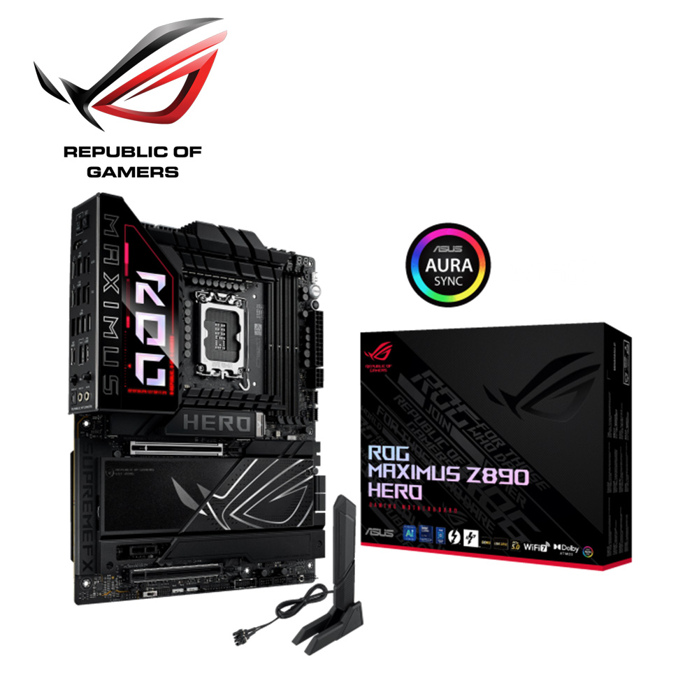 ASUS 華碩MAXIMUS Z890 HERO DDR5 主機板+Intel Core Ultra 9 285K 24