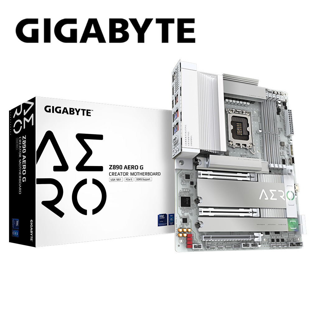 GIGABYTE 技嘉 Z890 AERO G DDR5 主機板+技嘉 GP-UD850GM PG5W 電源供應器