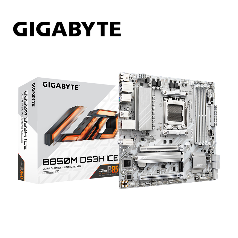 GIGABYTE 技嘉 B850M DS3H ICE 主機板