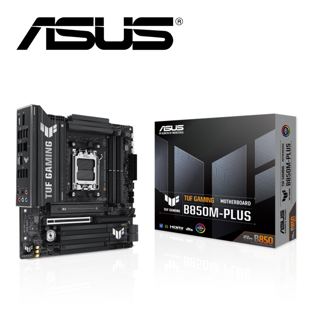 ASUS 華碩TUF GAMING B850M-PLUS II DDR5 M-ATX 主機板- PChome 24h購物