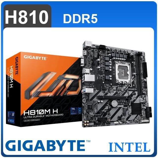 GIGABYTE 技嘉 H810M-H LGA1851主機板(MATX/3+1年保)