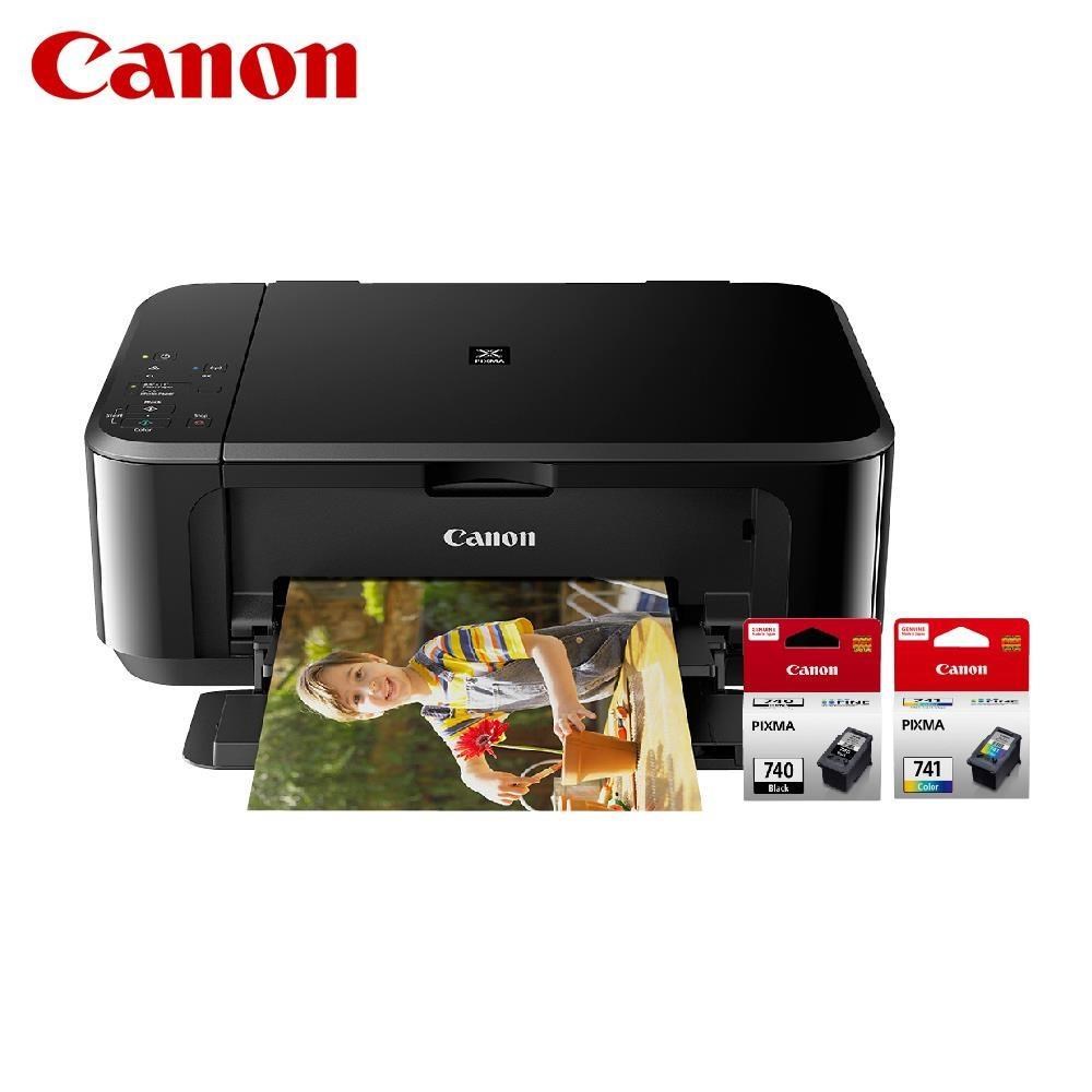 Canon 佳能 PIXMA MG3670 黑色 多功能相片複合機 搭PG-740+CL-741墨水匣一組