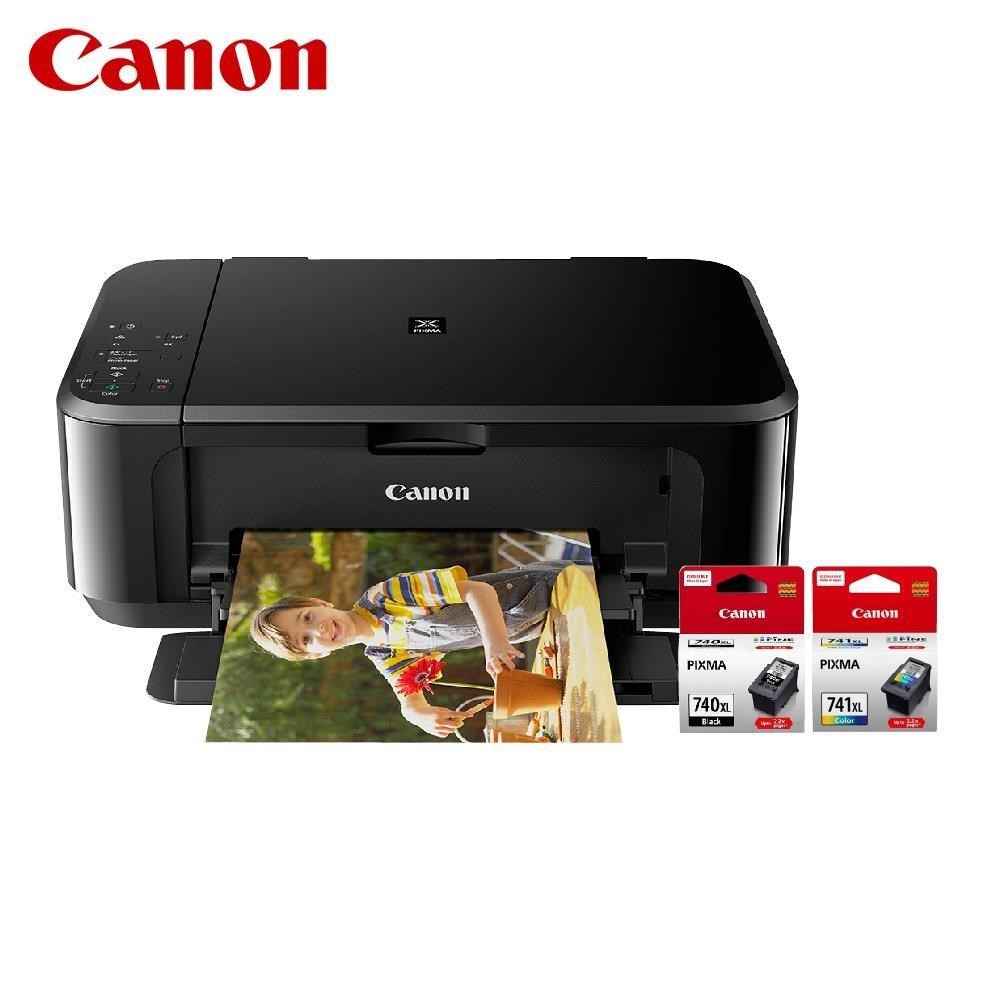Canon 佳能 PIXMA MG3670 黑色 多功能相片複合機 搭PG-740XL+CL-741XL大容量墨水匣一組