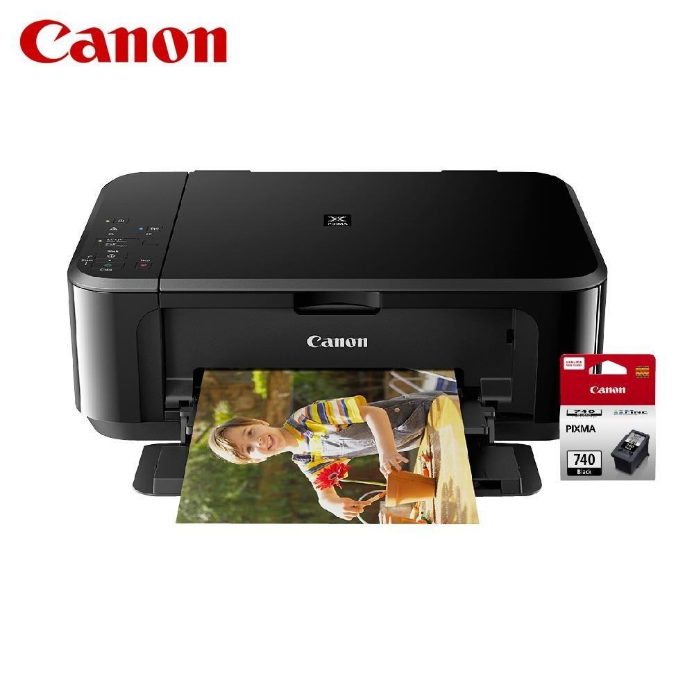 Canon 佳能 PIXMA MG3670 黑色 多功能相片複合機+PG-740 黑色墨水匣
