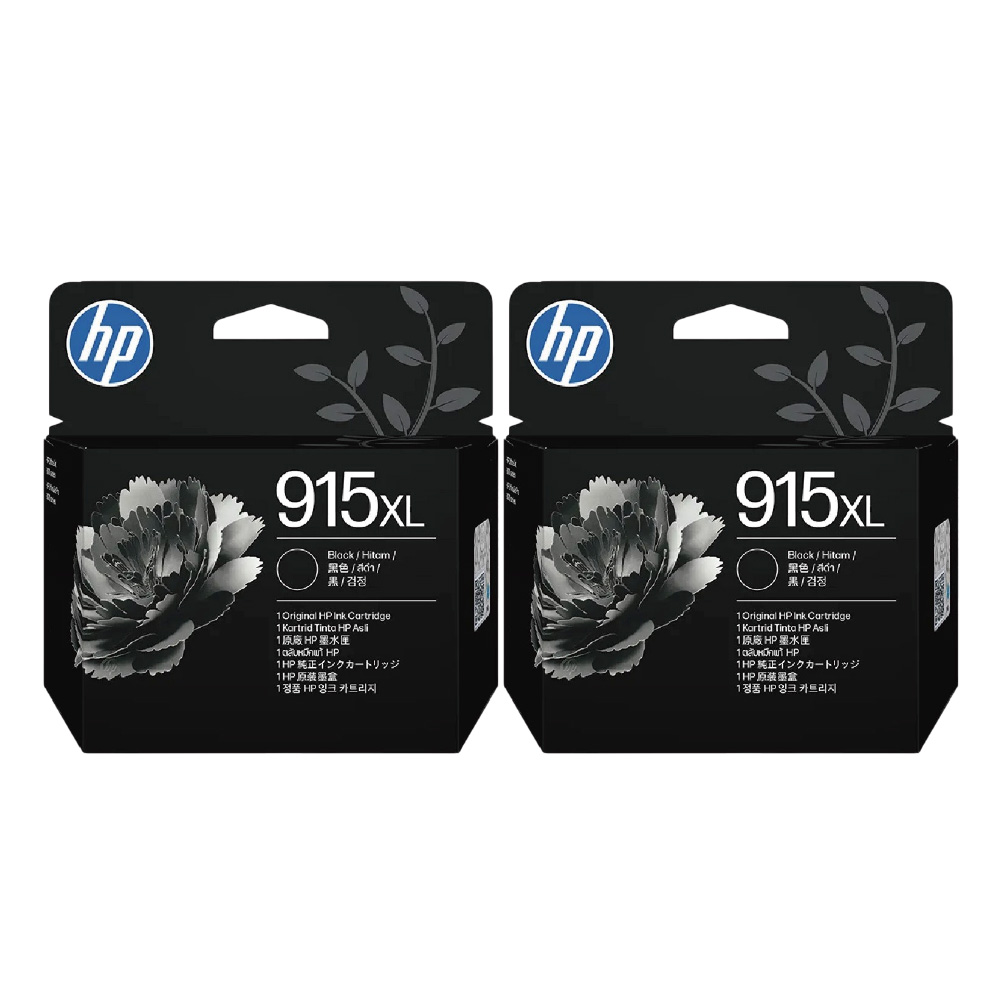 HP 惠普 【2入】 915XL(3YM22AA)黑色 原廠高容量墨水匣