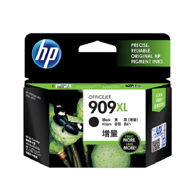 HP 惠普 909XL 高容量原廠黑色墨水匣 T6M21AA / NO.909XL/OfficeJet Pro 6960 / 6970