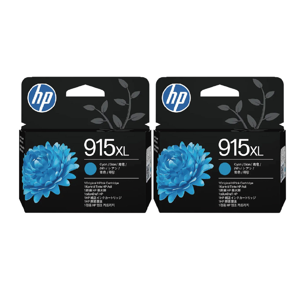 HP 惠普 【2入】 915XL(3YM19AA) 藍色 原廠高容量墨水匣