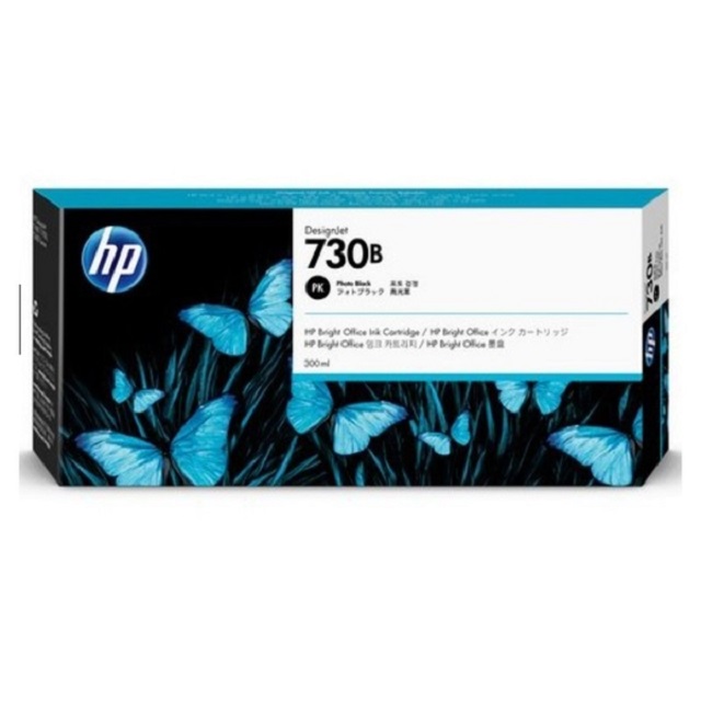 HP 惠普 730B 亮光原廠黑色墨水匣 3ED49A /NO 730B/For DesignJet T1700