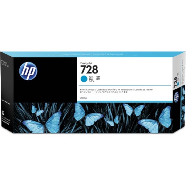 HP 惠普 728 原廠藍色墨水匣 F9K17A / NO.728/DesignJet T730/T830