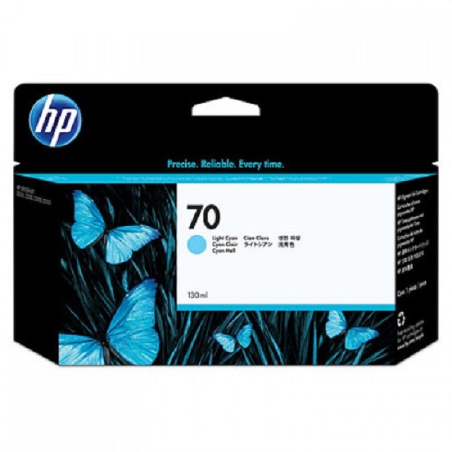 HP 惠普 70 淡藍色原廠墨水匣 C9390A / NO.70/Designjet Z2100/Z3100/Z3200/Z5200/Z3100PS/Z3200PS 繪圖機