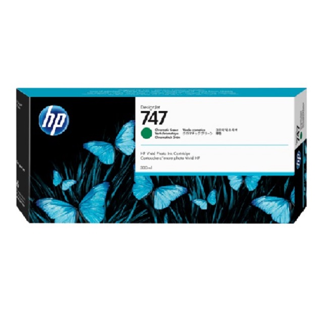 HP 惠普 747 原廠綠色高容量墨水匣 P2V84A / NO.747/DesignJet Z9+ 繪圖機