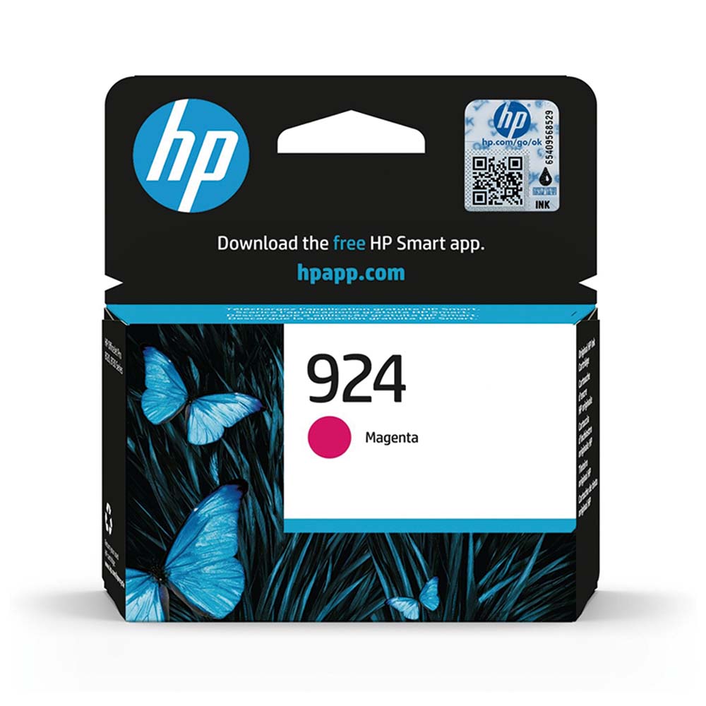 HP 惠普 NO.924 原廠洋紅色墨水匣(4K0U4NA) 適用 OJ 8130