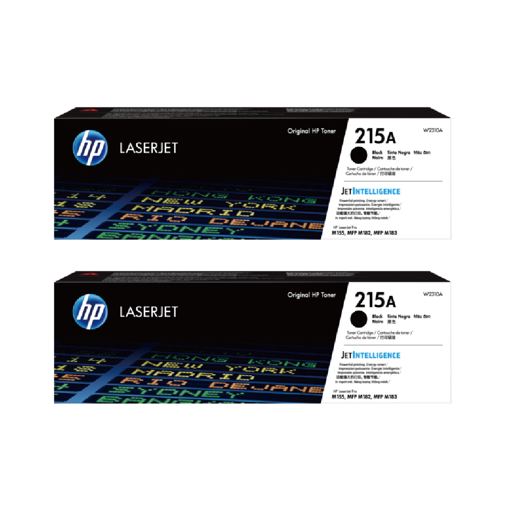 HP 惠普 【2入】 W2310A/215A 原廠黑色碳粉匣 適用M183fw/M155nw/M182