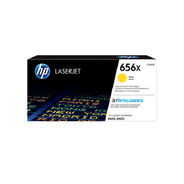 HP 惠普 CF462X/462X/656X 高容量黃色原廠碳粉匣Color LaserJet M652dn M652n M653dh M653dn M653x