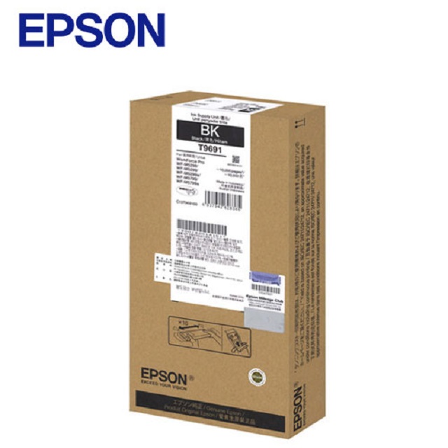 原廠黑色墨水匣 T9691/C13T969100/T969 適用機型：EPSON WF-M5799/WF-M5299