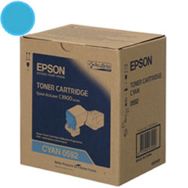 EPSON 愛普生 原廠藍碳粉匣0592/C13S050592/適用機型:AL-C3900/CX37NDF
