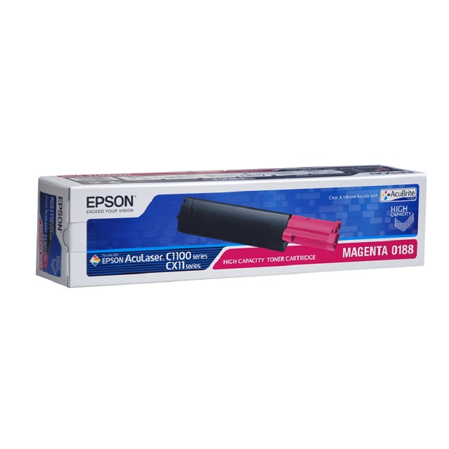 EPSON 愛普生 原廠紅色碳粉匣列印張數:約4000張 0188/C13S050188/C1100/CX11