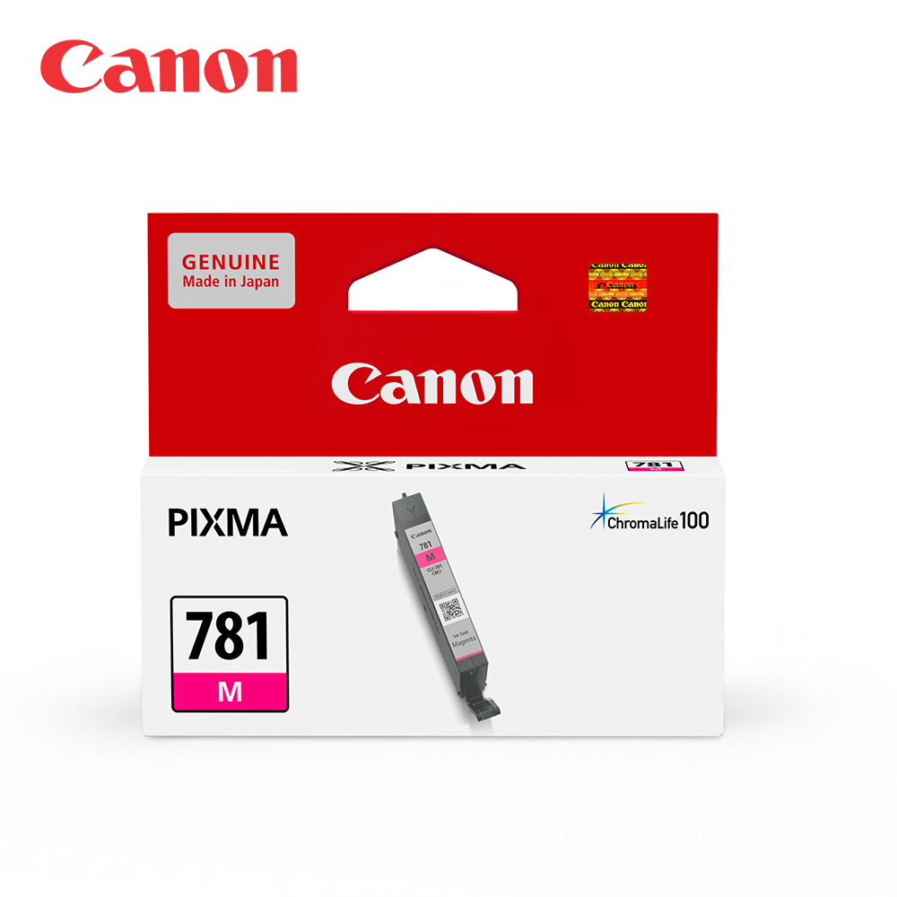 Canon 佳能 CLI-781-M 原廠紅色墨水匣