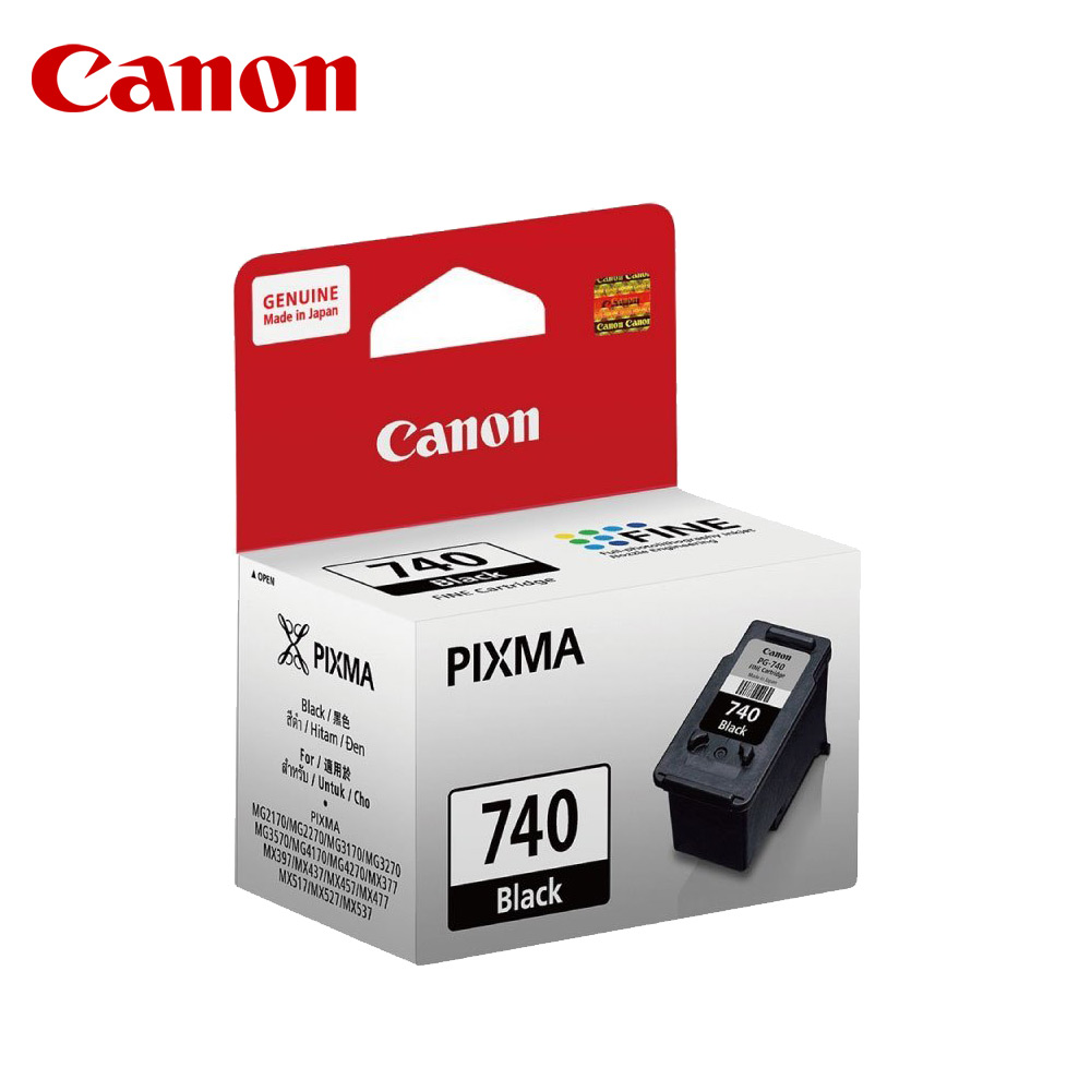 Canon 佳能 PG-740 原廠黑色墨水匣