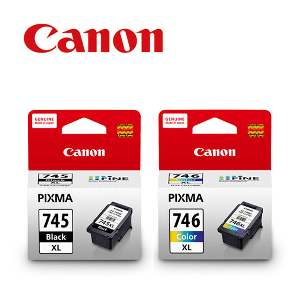 Canon 佳能 PG-745XL+CL-746XL 原廠高容量墨水組 (1黑1彩)