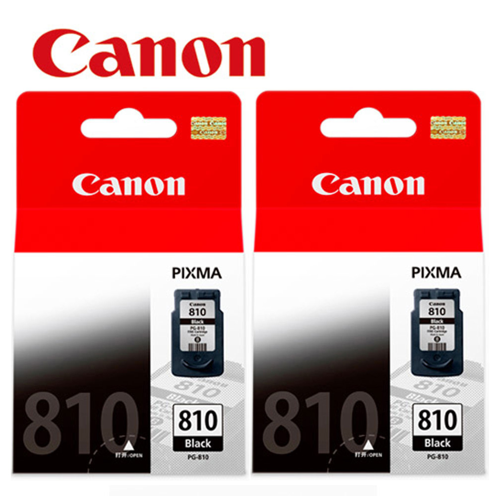 Canon 佳能 PG-810 原廠黑色墨水匣(2黑)