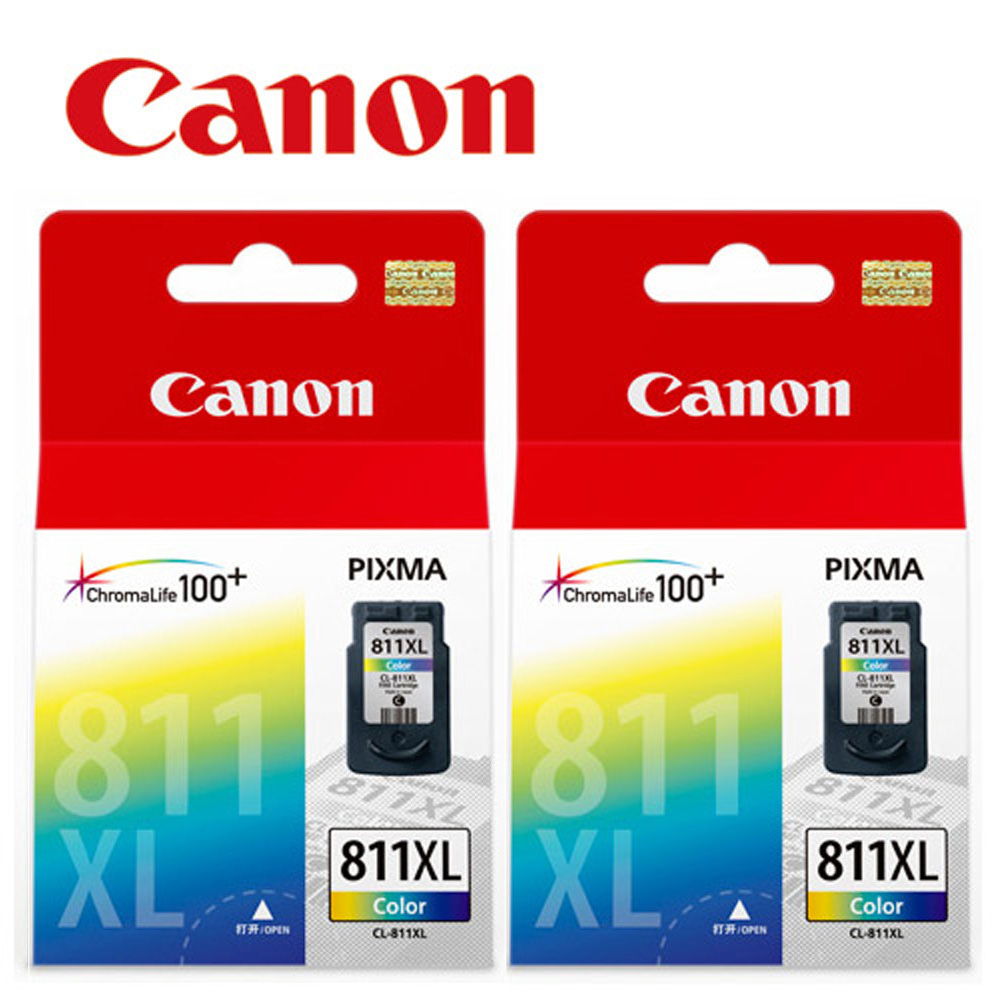 Canon 佳能 CL-811XL 高容量原廠墨水組合(2彩)