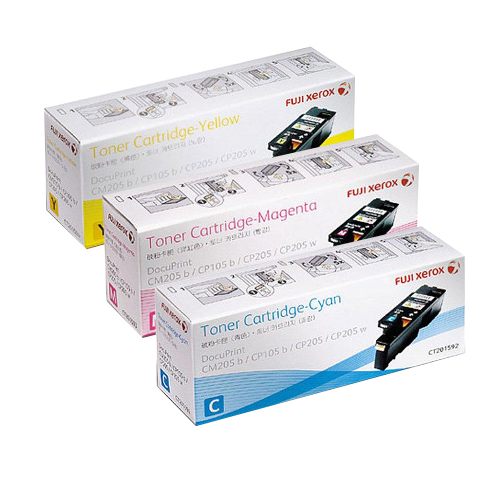 Fuji Xerox 富士全錄 CT201592/201593/201594 原廠盒裝 彩色 碳粉匣 -單支入