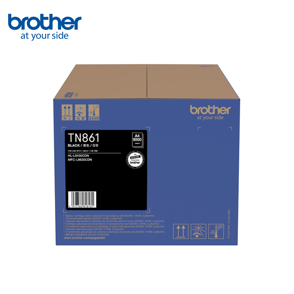 BROTHER 兄弟牌 TN-861 BK 原廠黑色碳粉匣(適用:HL-L9430CDNMFC-L9630CDN)
