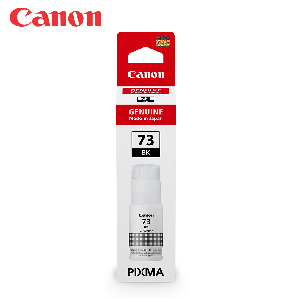Canon 佳能 GI-73BK 原廠黑色墨水