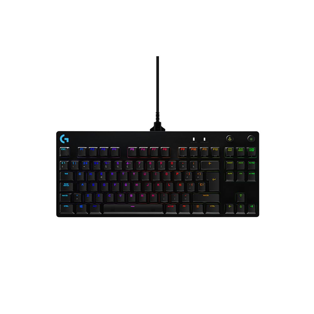 Logitech G 羅技G PRO 職業級競技機械式電競鍵盤(青軸V2) - PChome 24h購物