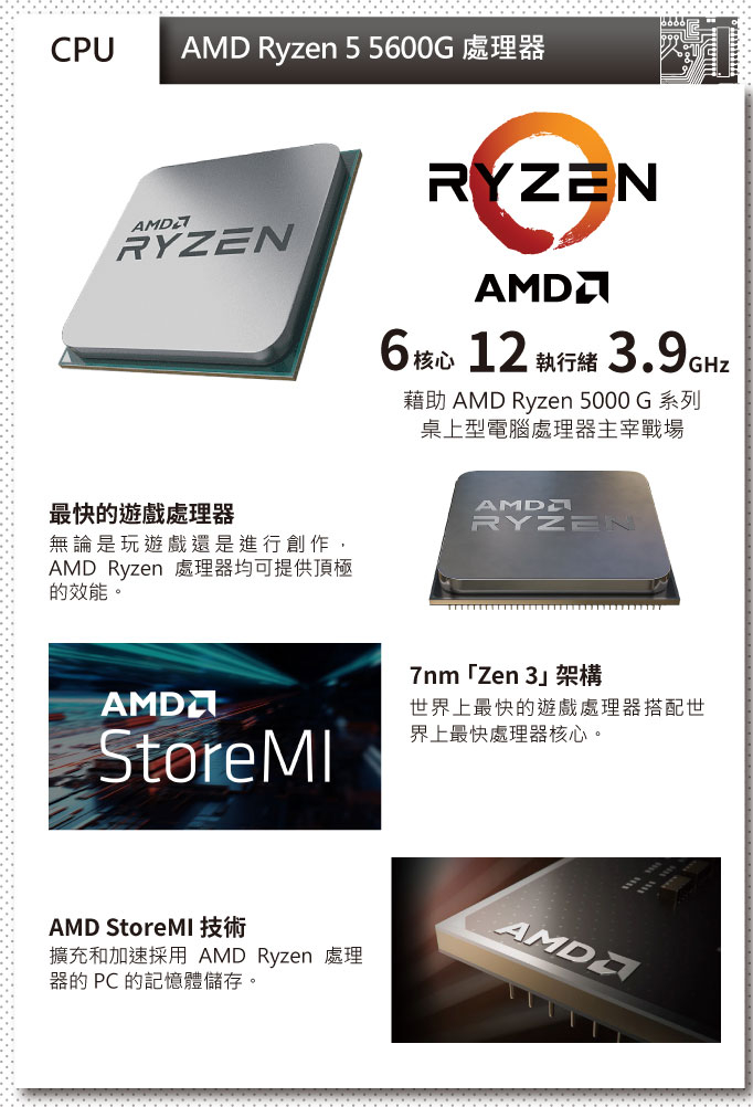 (DIY)疾風皇神W(R5-5600G/華碩B550/16G/500G M.2/RTX 3060/Win11)