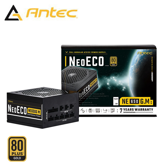Antec NeoECO 650 GOLD PC電源ユニット Antec NE650 GOLD NeoECO GOLD